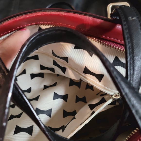 Kate spade Bag.. cherry and black color . In like new condition. NO Call outs - Picture 10 of 14